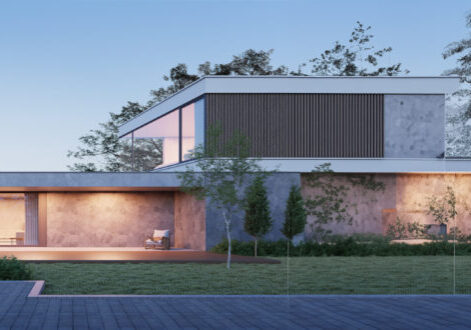 3d-rendering-of-modern-luxury-house-with-lawn-garden,-and-concrete-floor-Recovered-EDIT